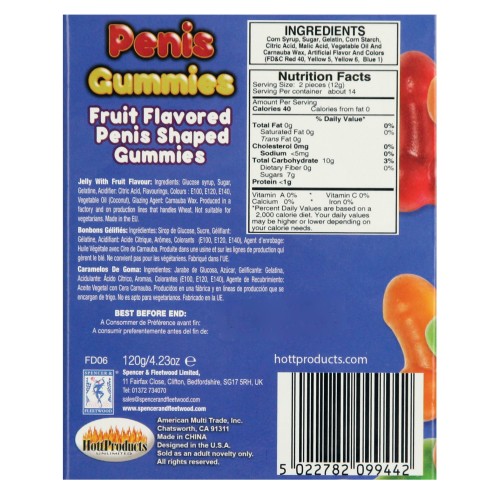 Penis Gummies Candy for Adult Parties