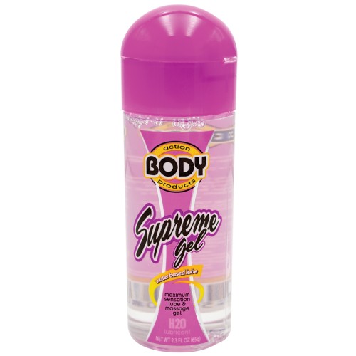 Body Action Supreme Gel Water-Based 2.3 oz