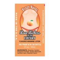 Love Lickers Edible Warming Oils - Fuzzy Navel Peach