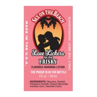 Love Lickers Edible Warming Oil - 2 oz Passion Fruit