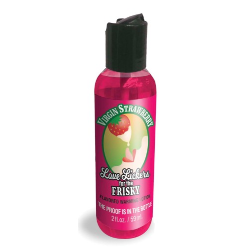 Love Lickers Fresa Virgen Aceite Calentador Comestible