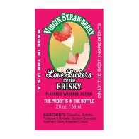 Love Lickers Fresa Virgen Aceite Calentador Comestible