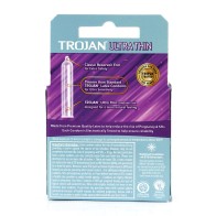 Preservativos Lubricados Ultra Finos Trojan Caja de 3