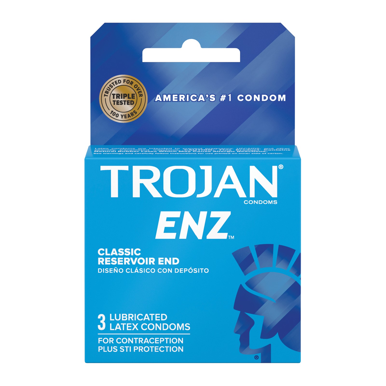 Condones Lubricados Trojan Enz Seguridad y Placer