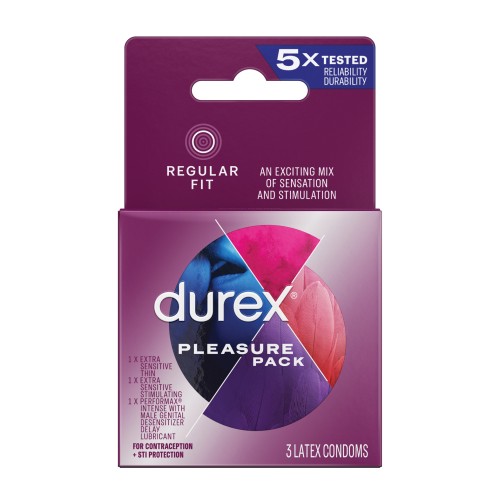 Paquete de Placer Durex - Caja de 3