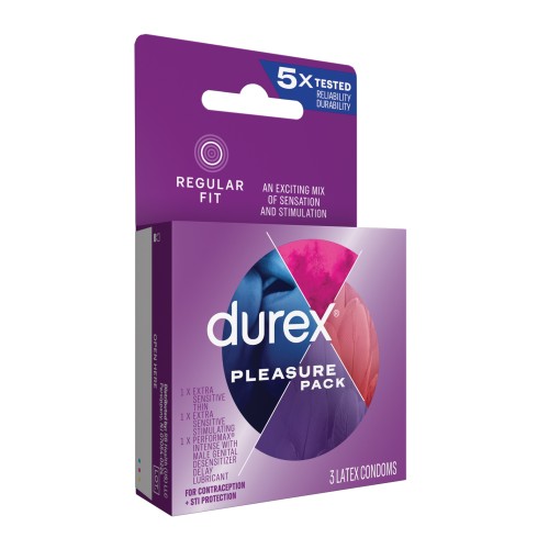 Paquete de Placer Durex - Caja de 3