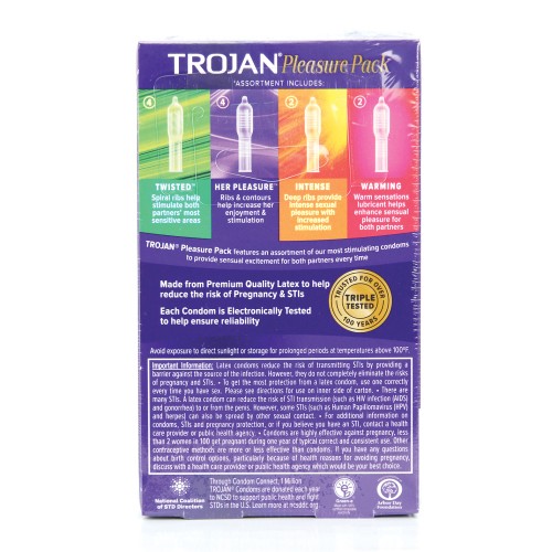 Trojan Pleasure Assorted Condoms