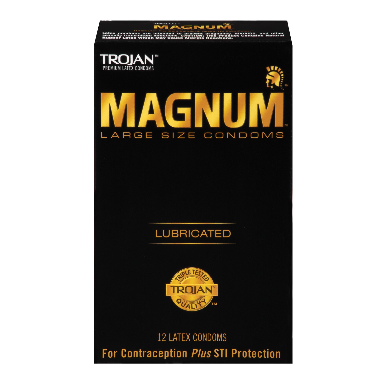 Condones Trojan Magnum Caja de 12