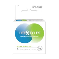 Lifestyles Ultra Sensitive Caja de 3