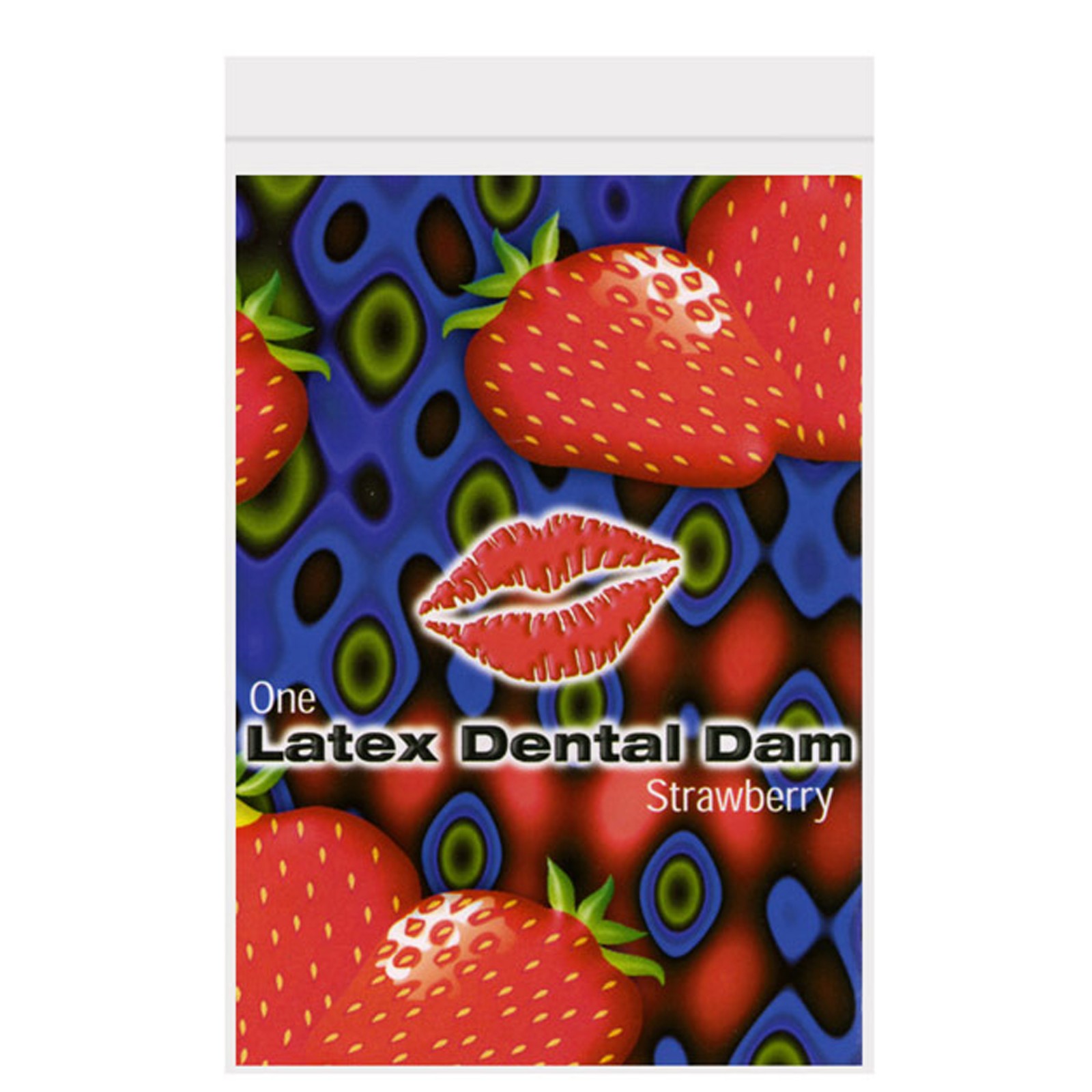 Trust Dam Strawberry Latex Dental Dam - Safe Pleasure