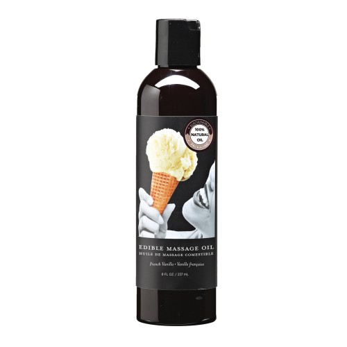 Earthly Body Edible Massage Oil French Vanilla