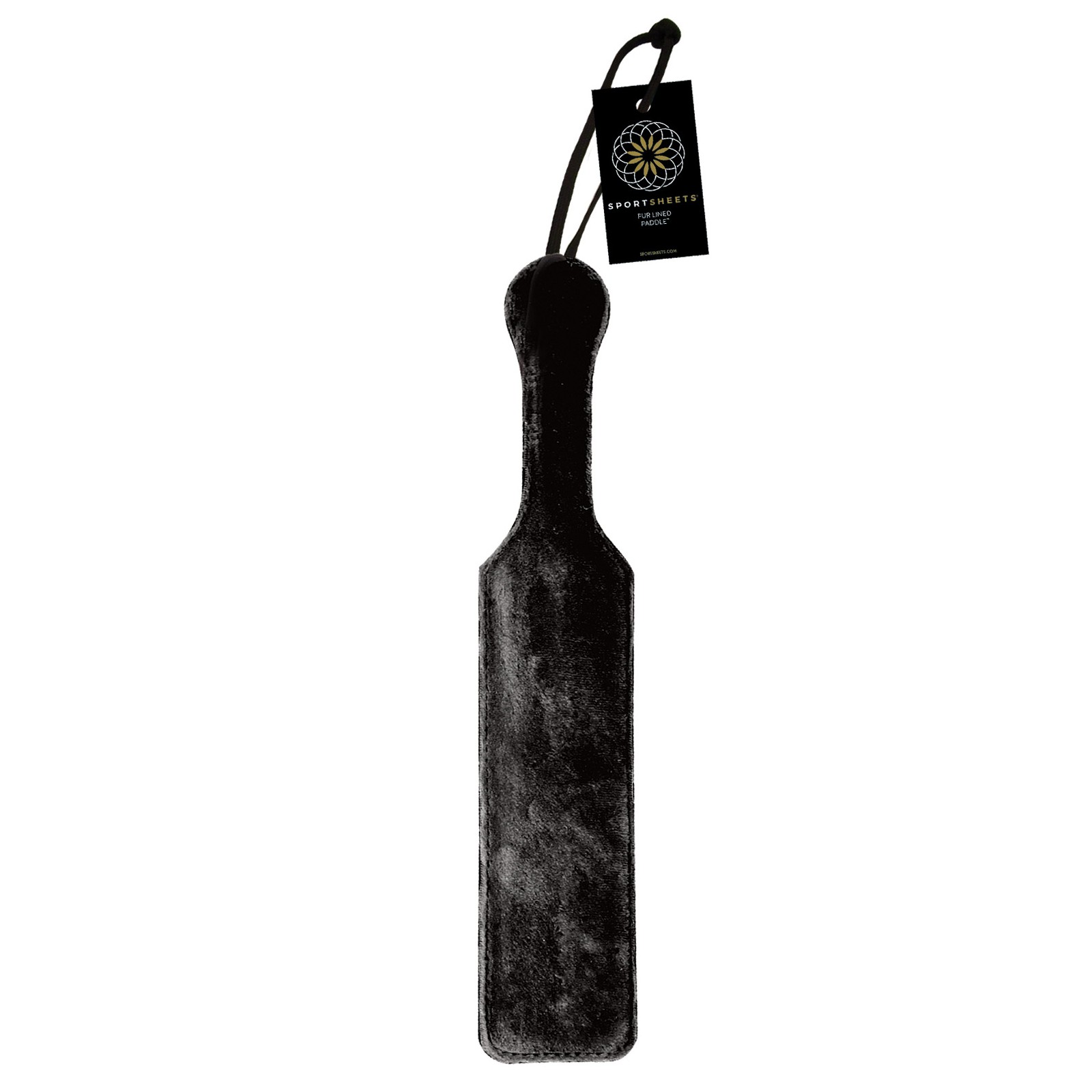 Sportsheets Leather Paddle with Black Fur