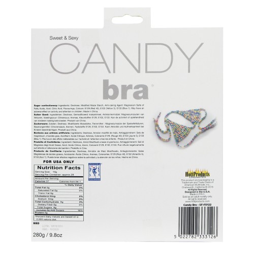 Edible Candy Bra for Sweet Playfulness