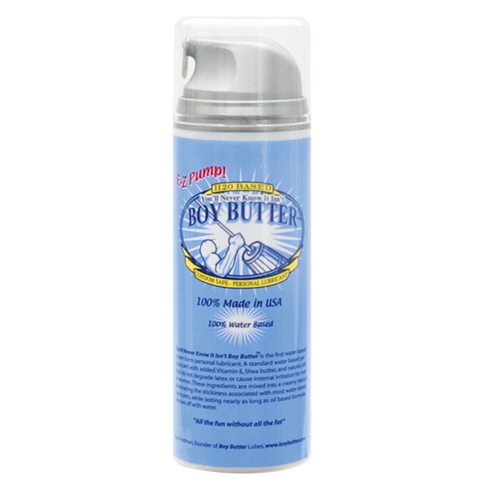 Lubricante a Base de Agua Boy Butter - 5 oz Bomba