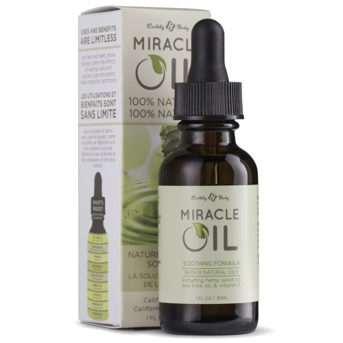 Earthly Body Hemp Miracle Oil 1 oz - Natural Skin Care