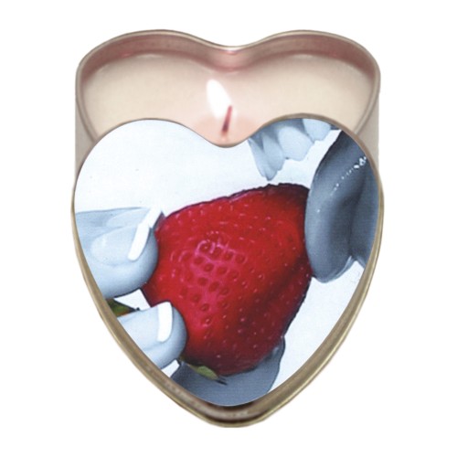 Edible Massage Candle Strawberry Flavor - Earthly Body