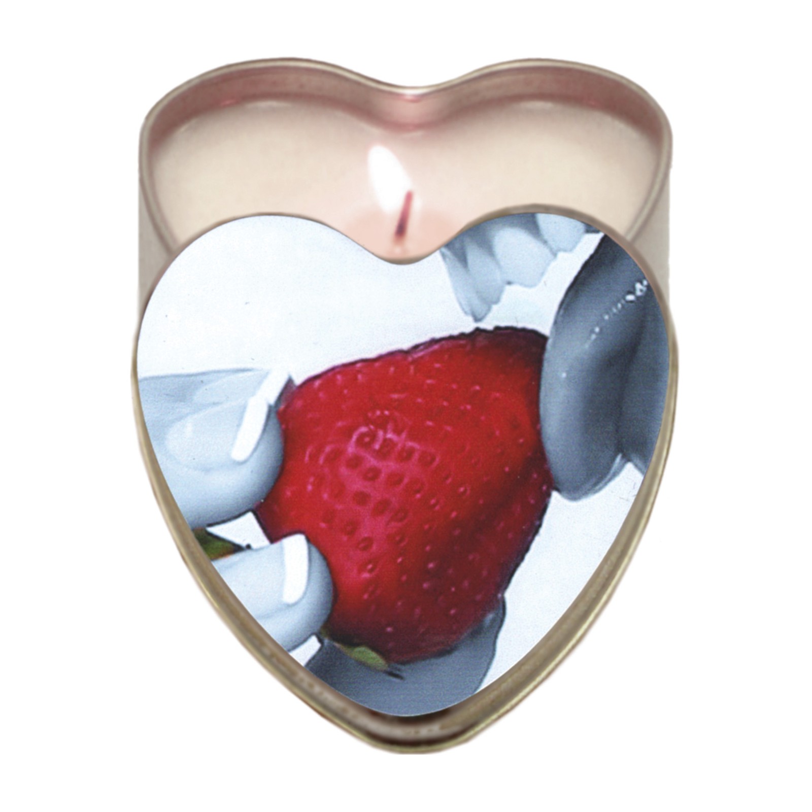 Edible Massage Candle Strawberry Flavor - Earthly Body