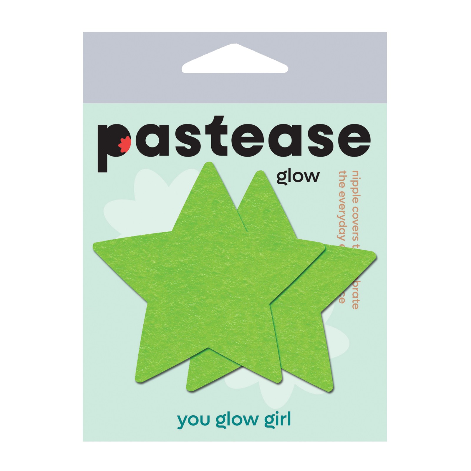 Pastease Premium Star Glow in the Dark Green - One Size