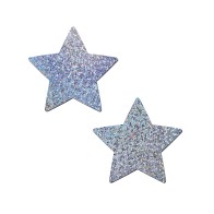 Pastease Premium Glitter Estrella - Plateada