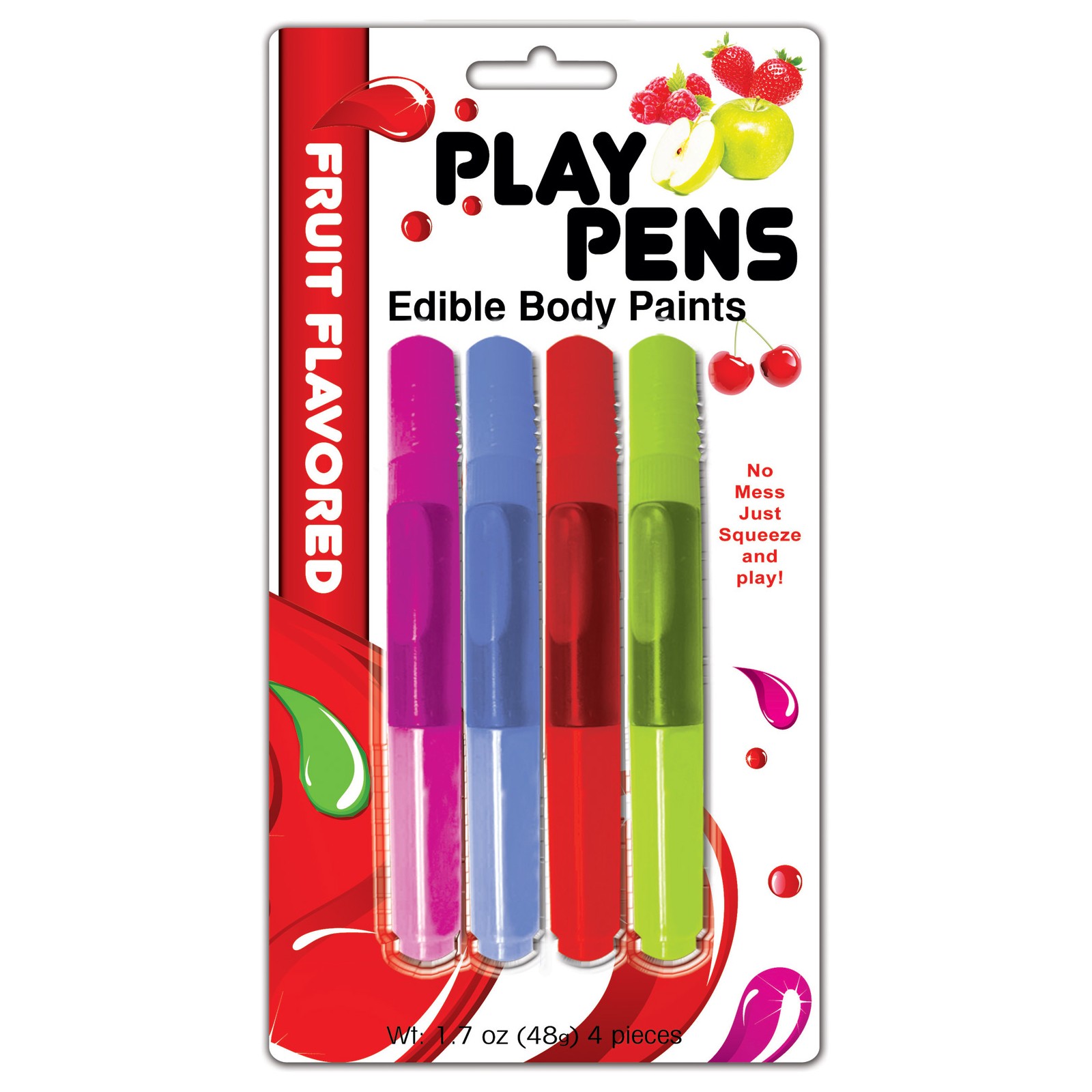 Play Pens Edible Body Paints - Multi-Color Assorted