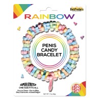 Rainbow Penis Candy Bracelet - Fun Accessory