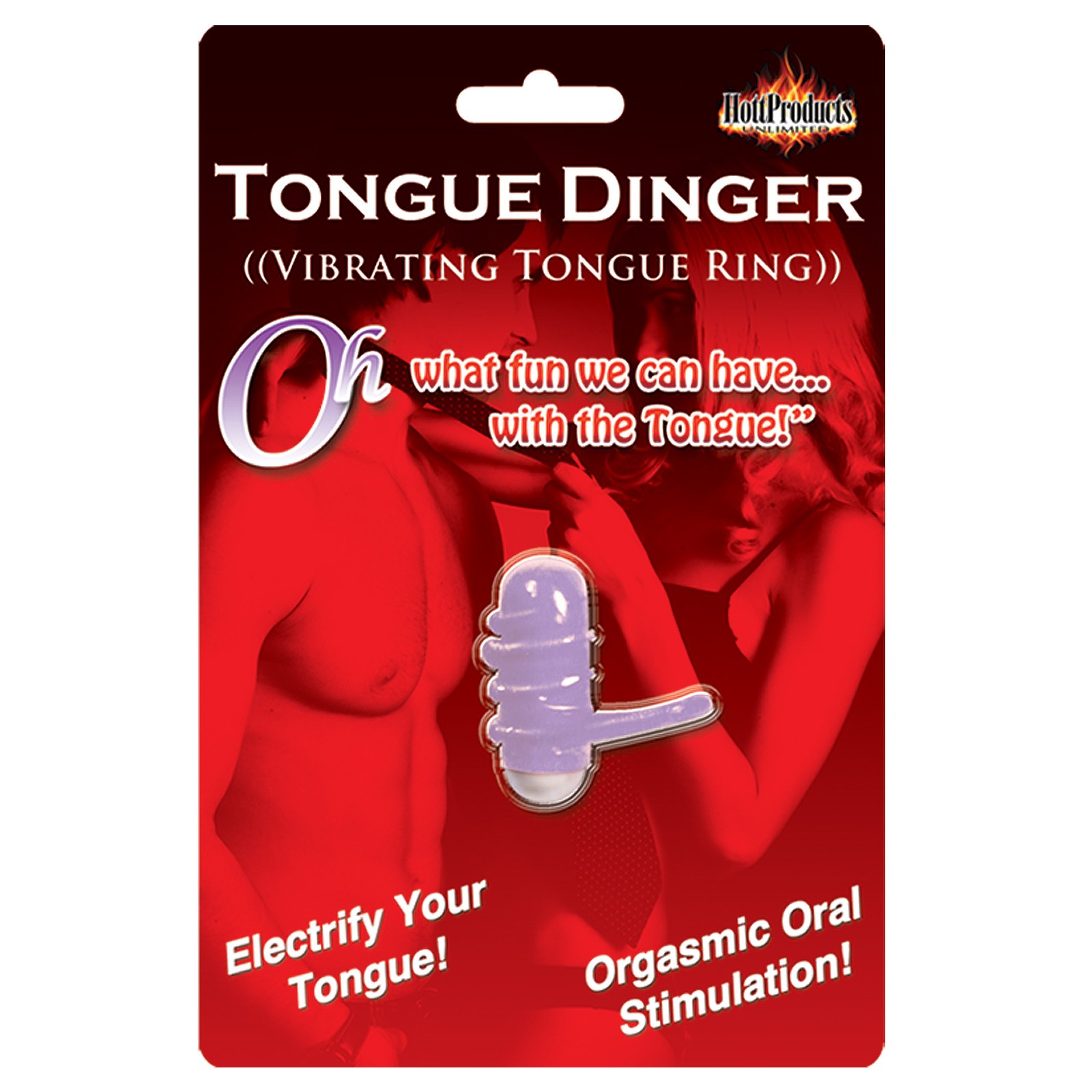 Tongue Dinger - Purple - Enhanced Oral Pleasure