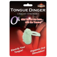 Glow in the Dark Vibrating Tongue Ring for Pleasure