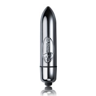 Rocks Off RO-80 mm Chrome Bullet - Powerful Vibration