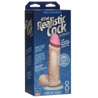 Realistic 8-Inch Ultraskyn Cock with Balls