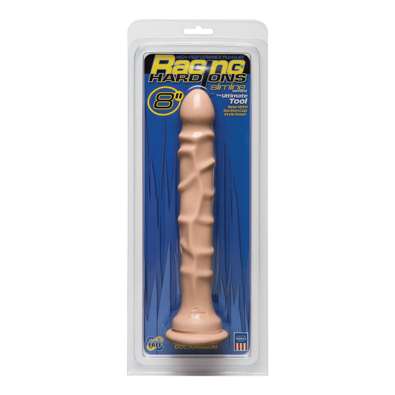 Raging Hard Ons 8" Slimline Dong with Suction Cup