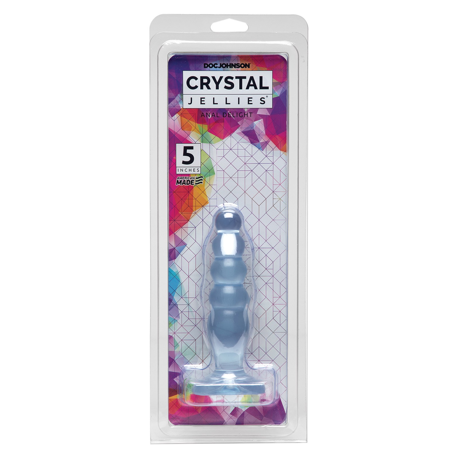 Delicia Anal Crystal Jellies 5" Transparente