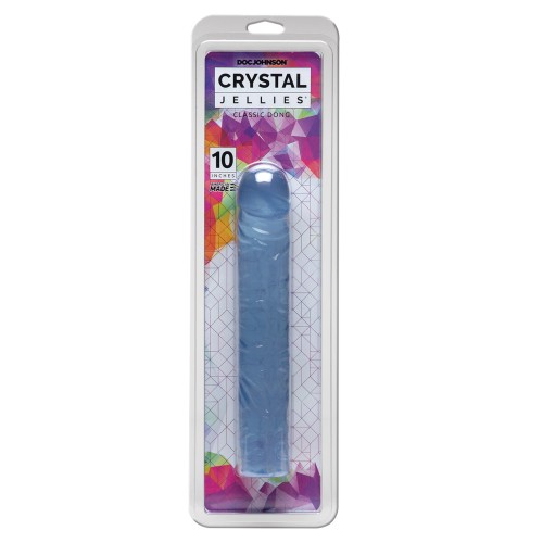 Doc Johnson Crystal Jellies 10" Classic Dildo