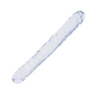 Dildo Doble Crystal Jellies 12" Jr. - Transparente