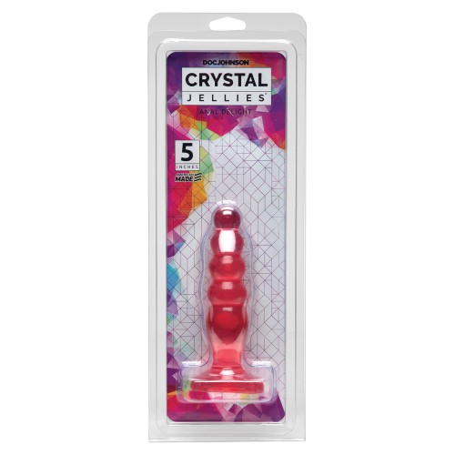 Crystal Jellies 5" Placer Anal - Rosa