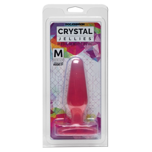 Crystal Jellies Medium Butt Plug for Comfortable Use