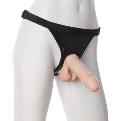 Vac-U-Lock Pene Realista de 6" - Blanco