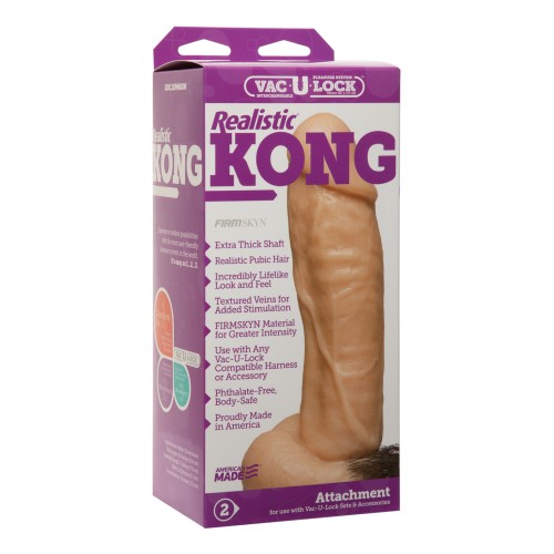 Vac-U-Lock Kong Realista - Divertido y Versátil