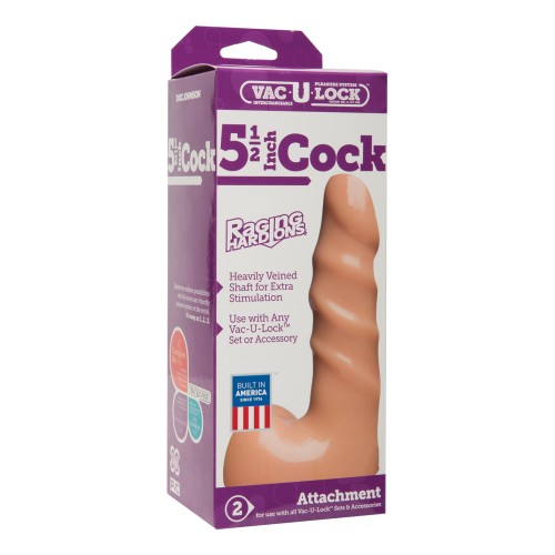 Vac-U-Lock 5.5 Inch Raging Hard On Cock