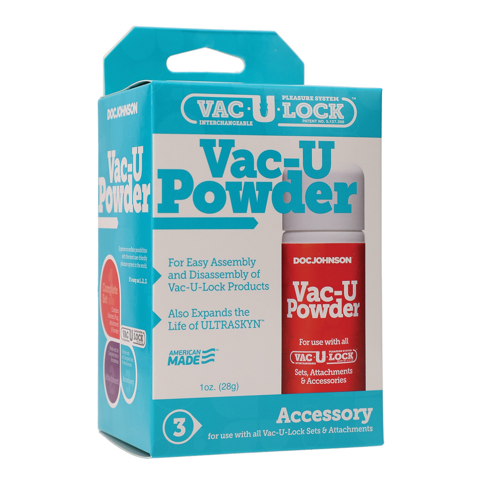 Polvo Vac-U-Lock - Libre de Talco