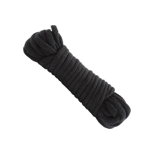 Japanese Style Cotton Bondage Rope Black