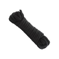 Japanese Style Cotton Bondage Rope Black