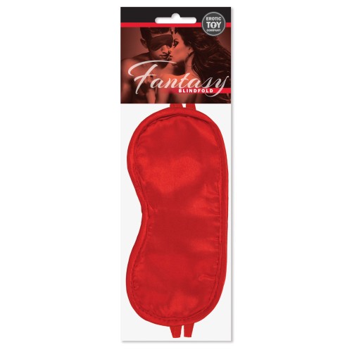 Erotic Toy Company Satin Fantasy Blindfold Red