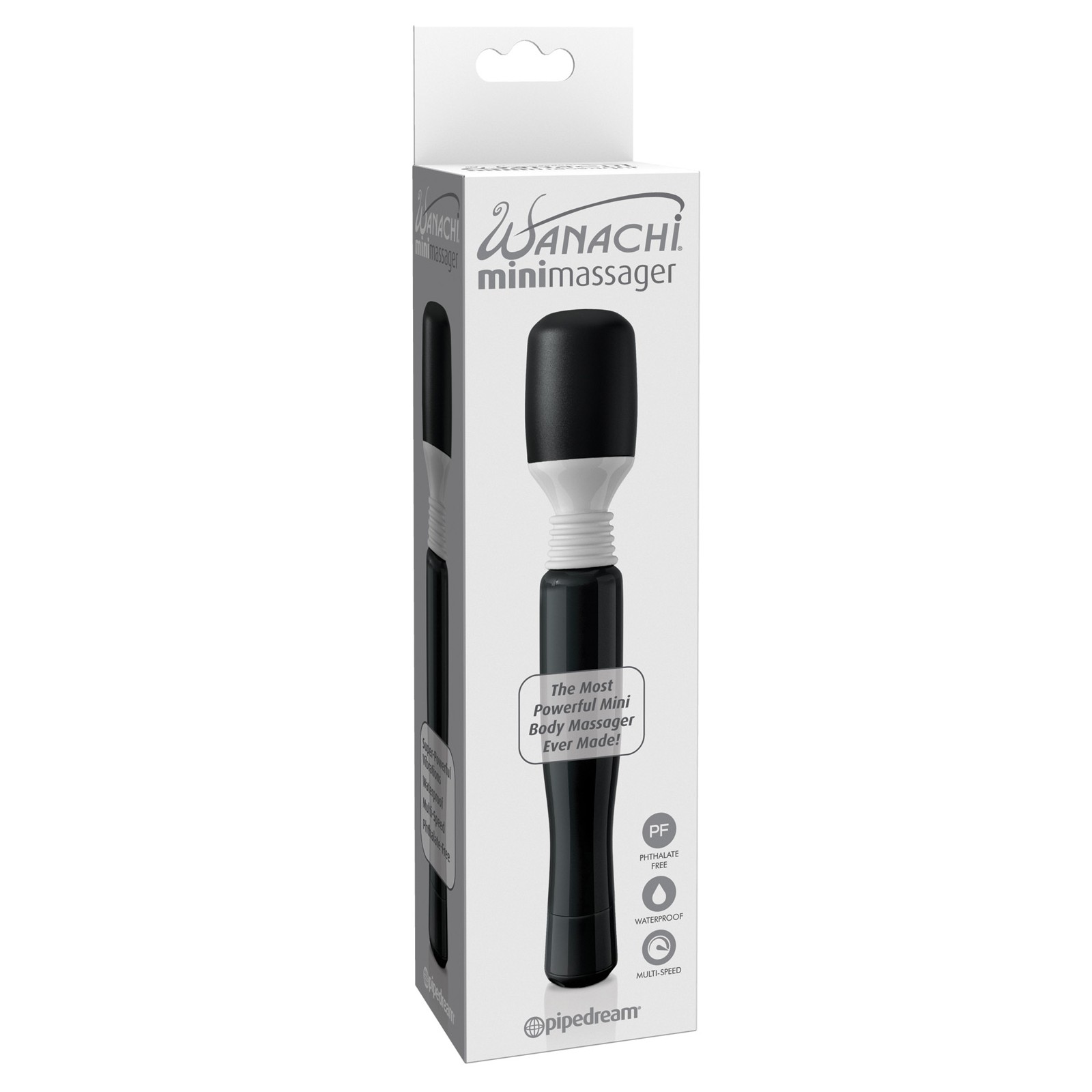 Mini Wanachi Waterproof Massager Black