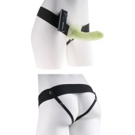 Fetish Fantasy Vibrating Hollow Strap-On - Glow in the Dark