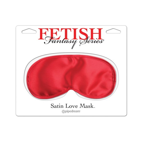 Fetish Fantasy Satin Love Mask Red