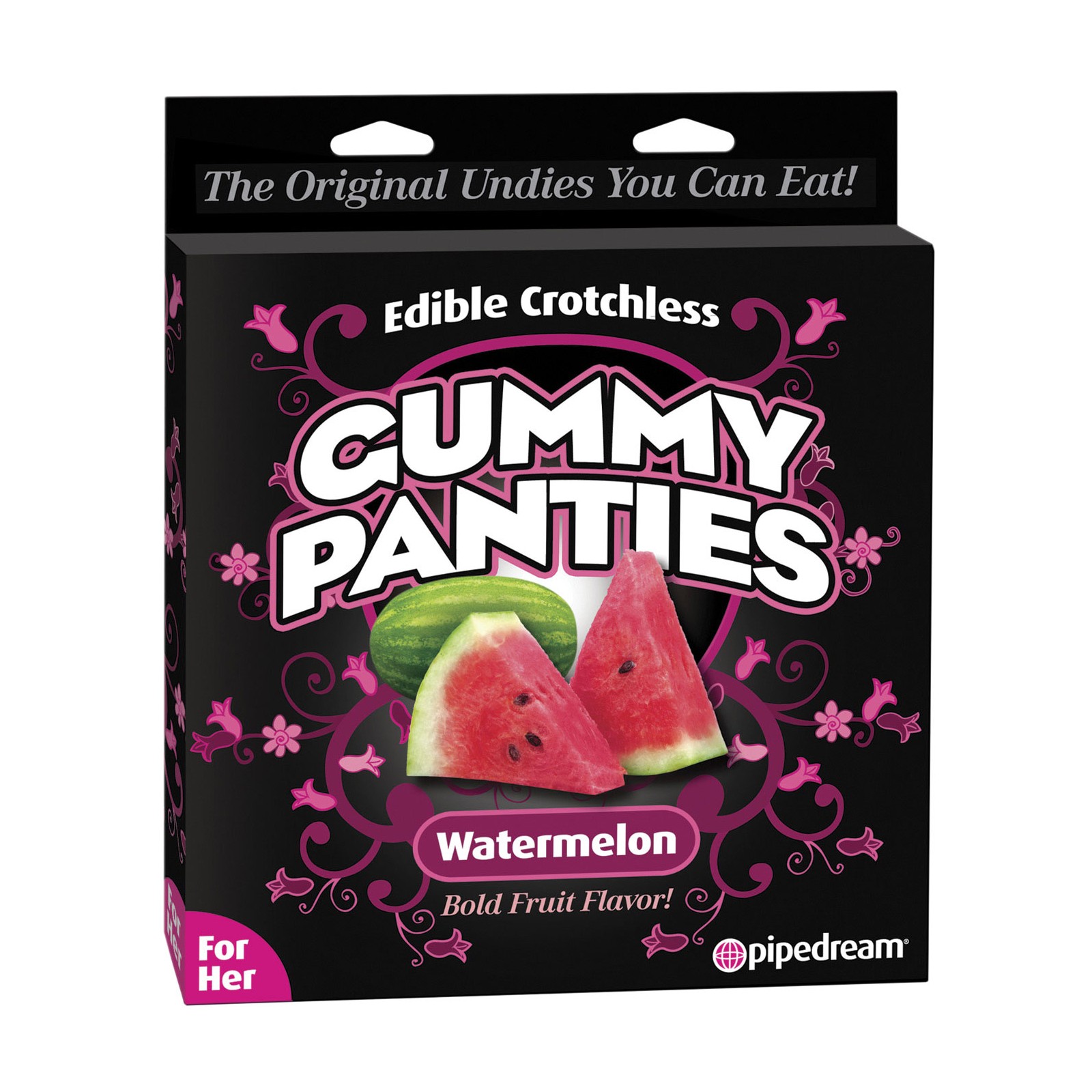 Delicious Edible Crotchless Gummy Panty in Watermelon