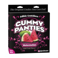 Delicious Edible Crotchless Gummy Panty in Watermelon