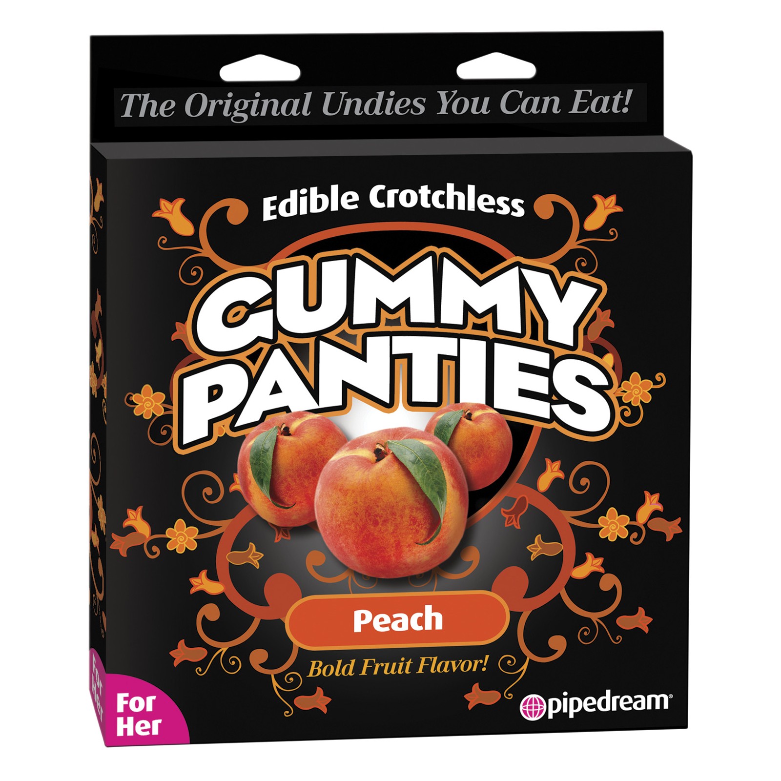 Edible Crotchless Gummy Panty Peach