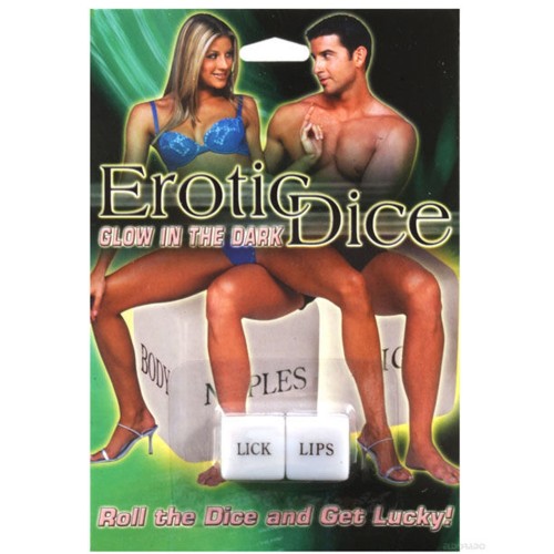 Glow in the Dark Erotic Dice for Couples