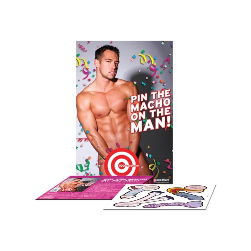 Bachelorette Party Favors Pin the Macho On the Man Game